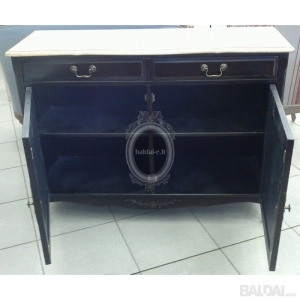 ELEGANCE black 21 PLT26L komoda
