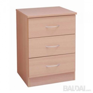 3-jų stalčių komoda T65